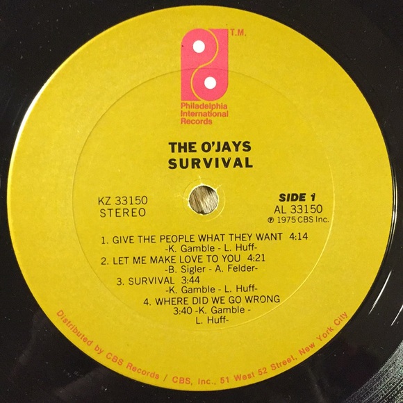 The O’Jays - “Survival” Vinyl LP - Picture 4 of 5